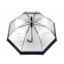 Černý deštník s pruhem Vivien